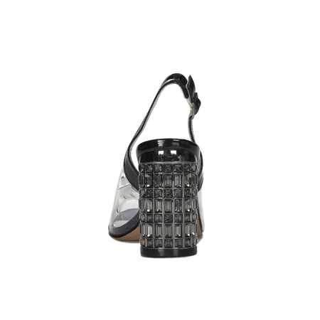 Sca'viola Women's On A High Heel Black Sandals S-230