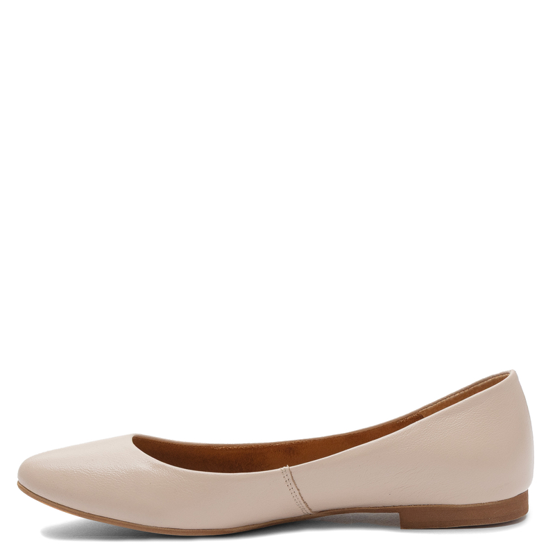 Maciejka Leather Classic Pointed Toe Ballet Flats Beige 4100W-08/00-8