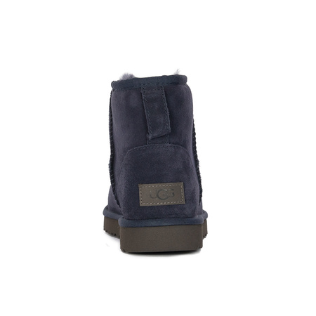 Botki UGG skórzane ocieplane W CLASSIC MINI II EVB