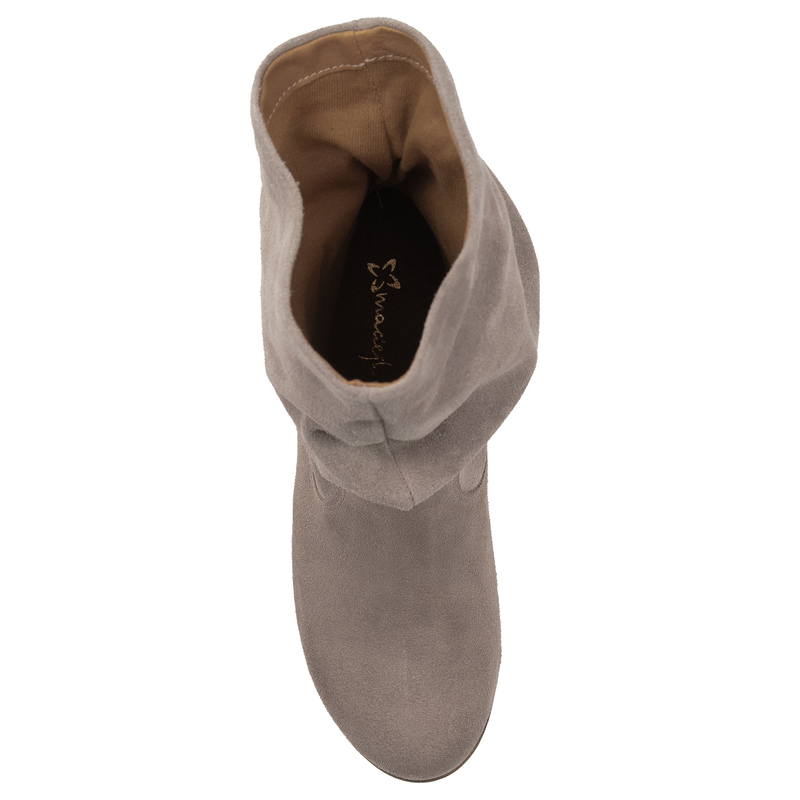 Maciejka Slip-On Ankle Boots Slouchy Shaft Light Beige 07262-22/00-6