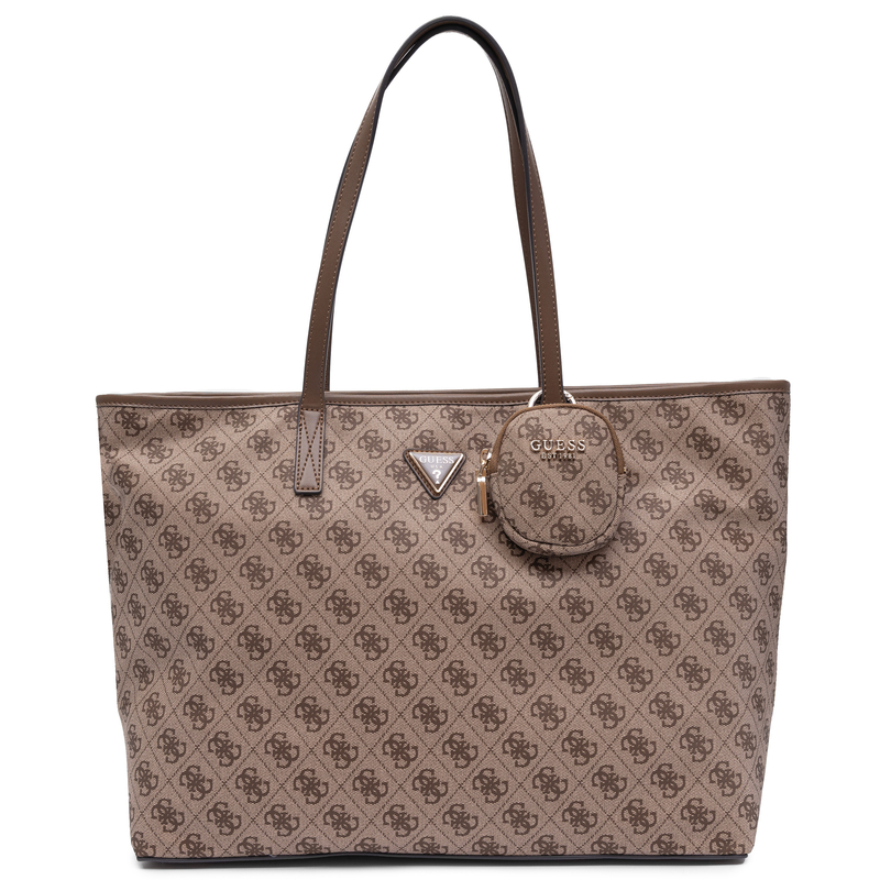 Guess Noelle Klasyczna Torba Damska Duża A4 Beżowa TWNB2168240-CAMEL   