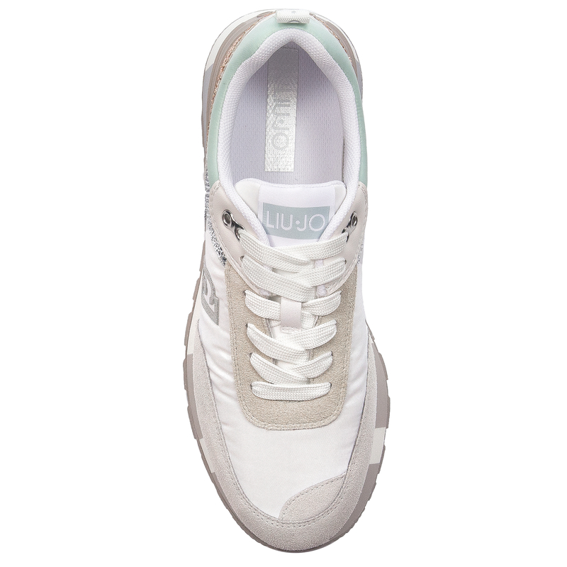 Liu Jo Women's Amazing 24 Purity Multicolor Sequins sneakers