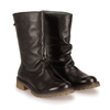 Felmini Women's Brown Leather Ankle Boots