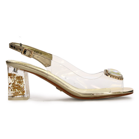 Sca'viola Women's Gold Sandals