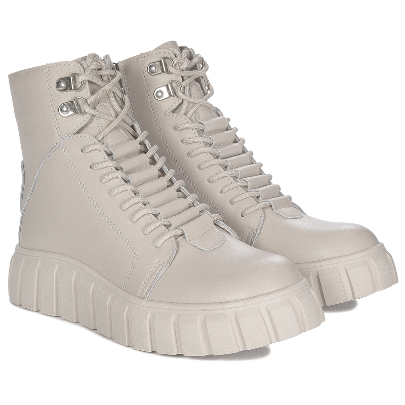Filippo Beige Ankle Boots for Women