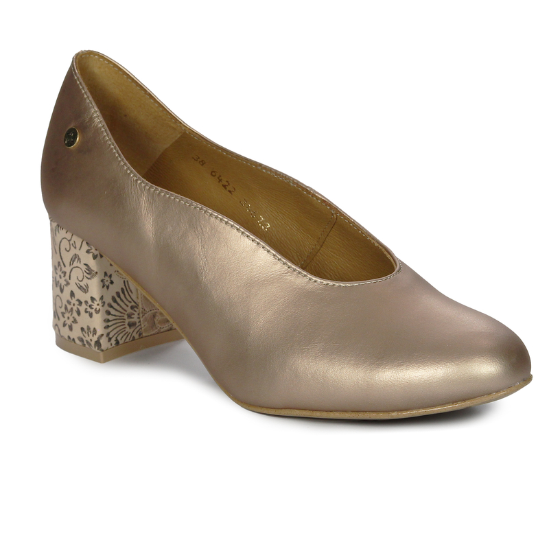 Maciejka 06422-25/00-1 Gold Pumps