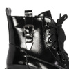 S.Barski Women's Ankle Boots Black Lacquered