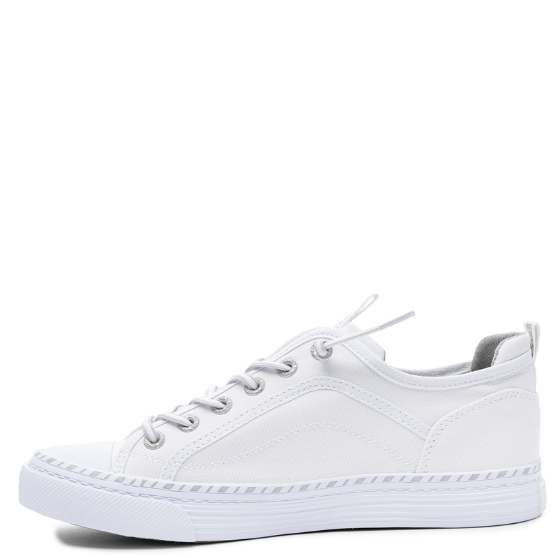 Big Star Sneakers Textile Trainers Lace-Up White TT274388-WHITE