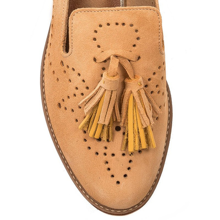 Maciejka 04484-18-00-5 Orange Flat Shoes