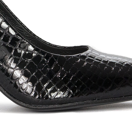 Bioeco by Arka Women's leather black pumps shoes