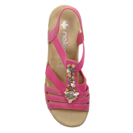 Rieker Women's Pink Sandals