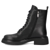 Filippo DBT6408 Skórzane botki damskie workery czarne z ozdobą