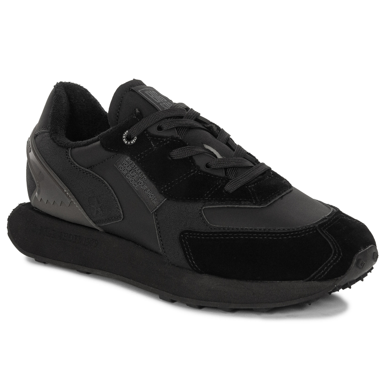 Big Star Men's Black Half Shoes