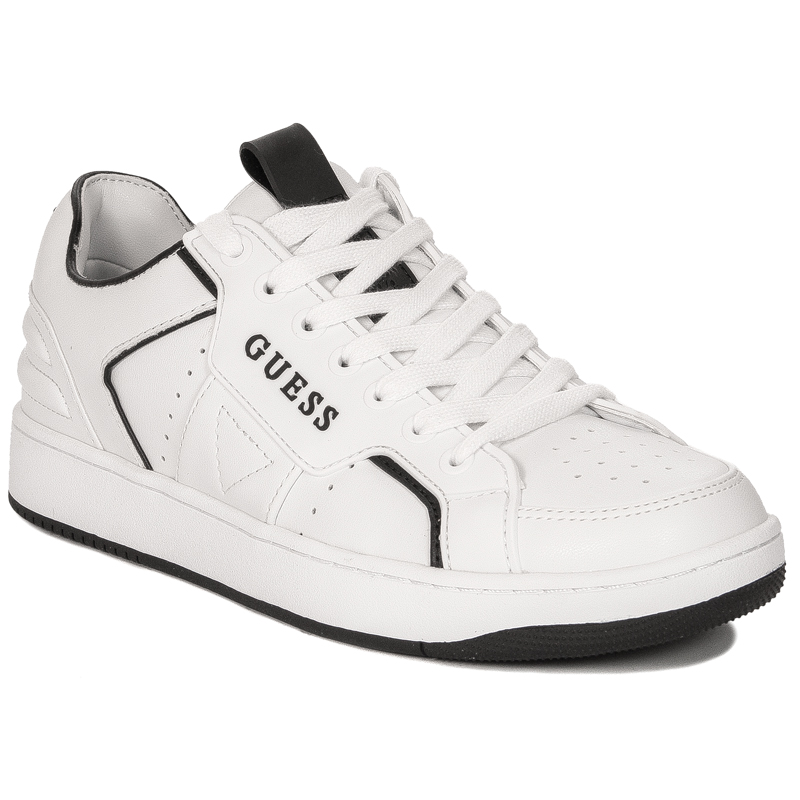 Guess Sneakersy damskie na platformie BIANQA WHITE białe