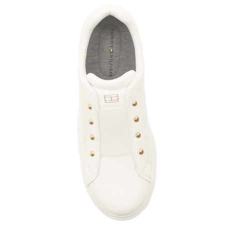 Tommy Hilfiger Women's Sneakers White Slip-on