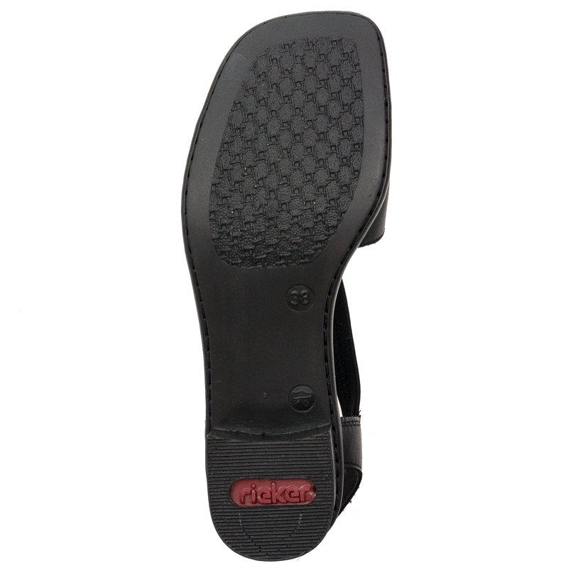Rieker 62662-01 black Sandals