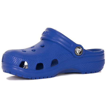 Crocs Klapki dziecięce Classic Clog Blue Bolt niebieskie
