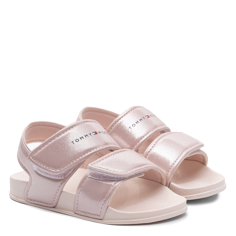 Tommy Hilfiger Sandały Dziecięce Dziewczęce Pudrowy Róż T1AF-34317-PINK