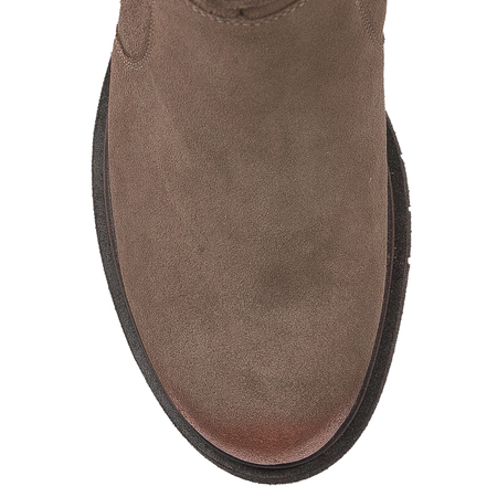 Maciejka Light Brown Women's Velor Boots