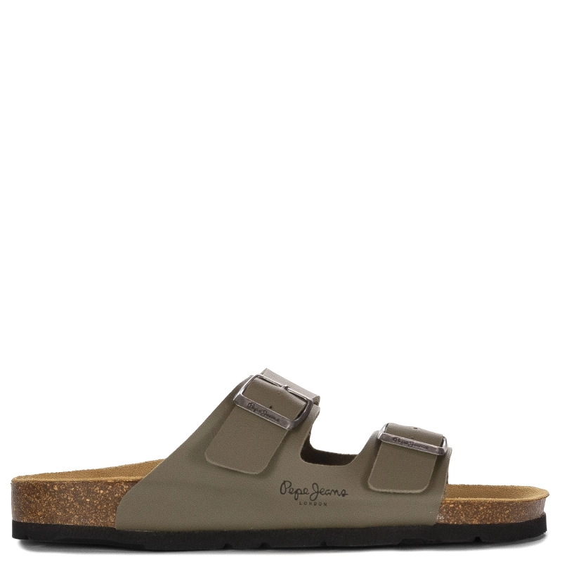 Pepe Jeans Women's Flip Flops Khaki