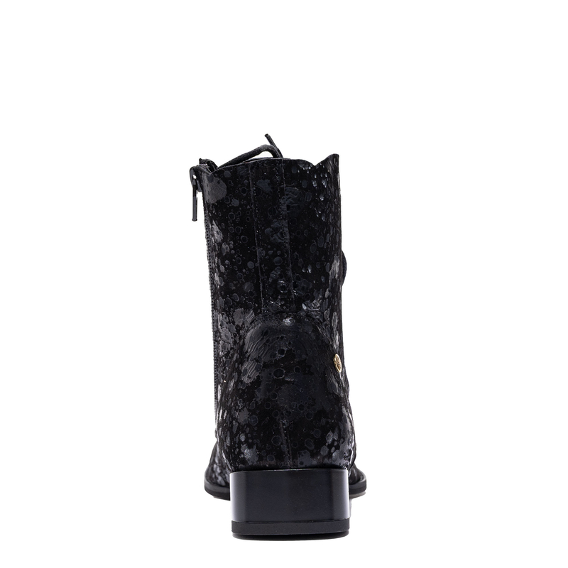 Maciejka Lace-Up Ankle Boots With Side Zipper Black 6391W-43/00-1