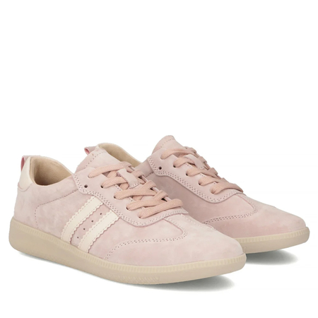 Filippo Women's Leather Suede Shoes Pink DP7508-26-LT-PI
