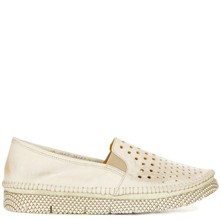 Maciejka 3512B-25-00-0 Gold Flat Shoes