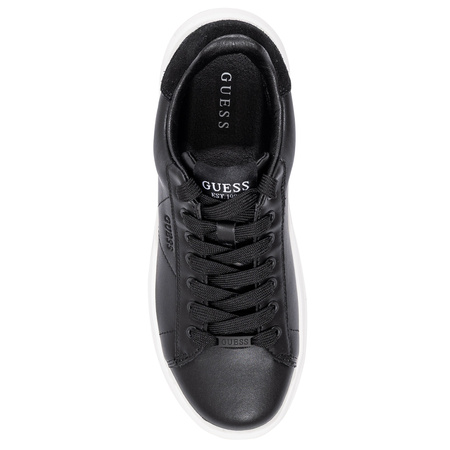 Guess Skórzane Sneakersy Na Platformie Czarny FLPVIBSUE12-BLACK
