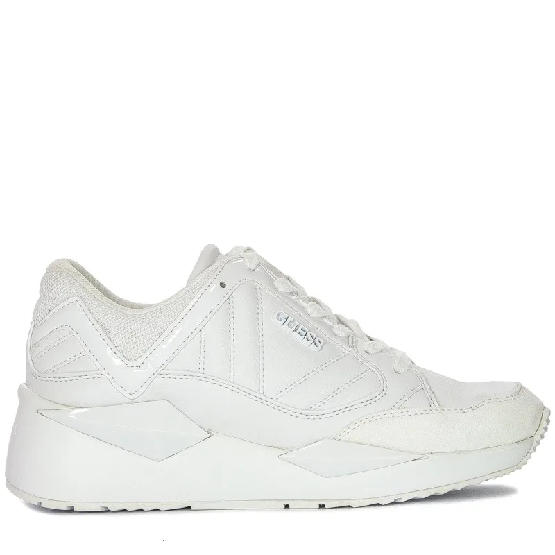 Sneakersy Guess FL7TRS ELE12 TRAVES White Białe