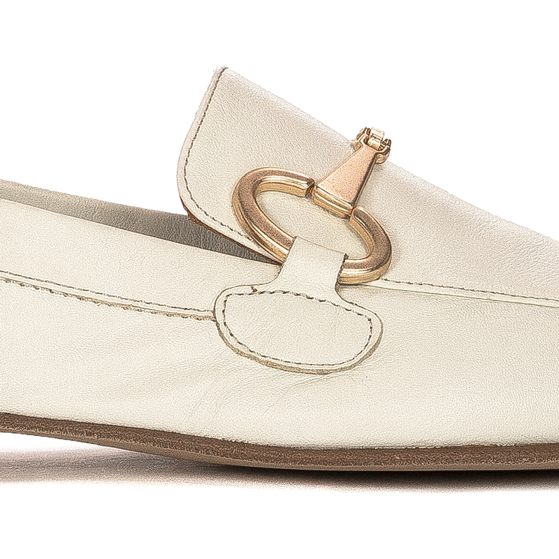 Venezia Lordsy Damskie Skórzane Ivory