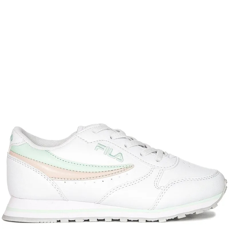 Fila Sneakersy buty dziecięce Orbit Low Kids White Bay białe