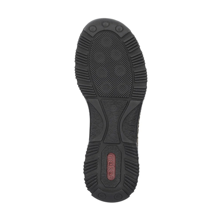 Rieker Sneakersy Półbuty Damskie Czarne