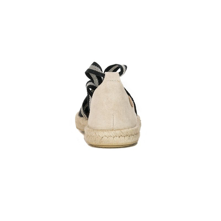 Verbenas 07 0128 0527 Erea Banda Marinera Serraje Crudo+Negro Espadrilles