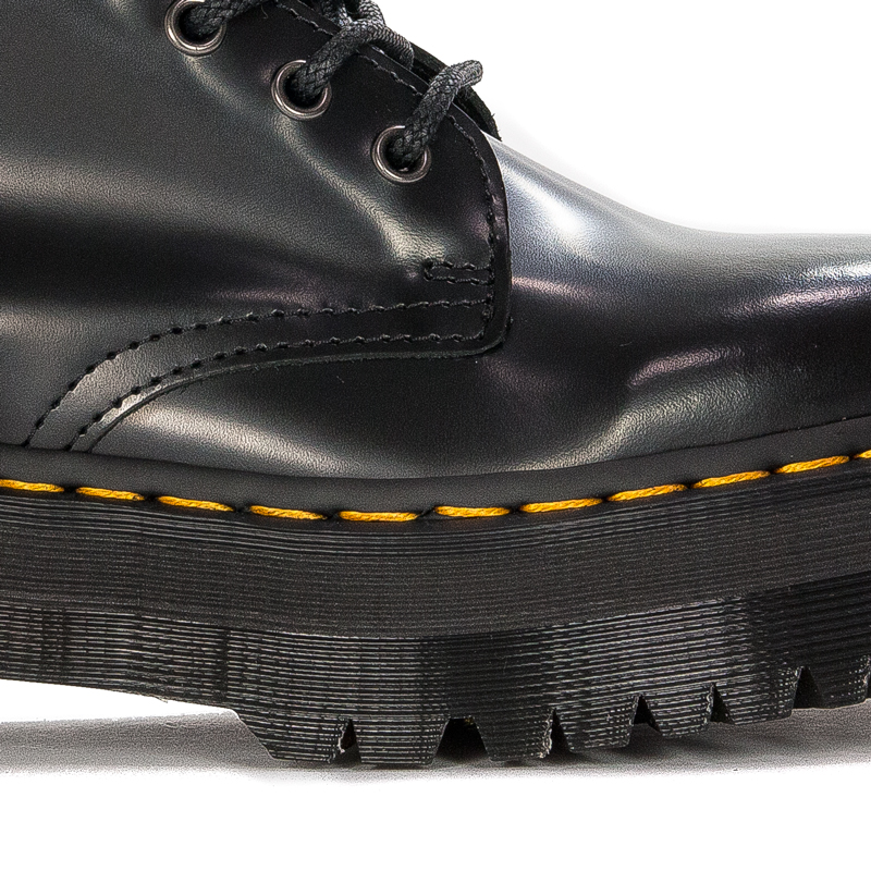 Dr. Martens Botki glany damskie skórzane Jadon Black czarne