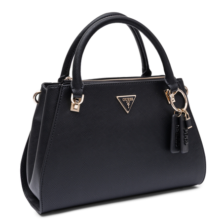 Guess Klasyczna Torebka Kuferek Do Ręki I Na Ramię Elegancka Czarna HWZG9672070-BLACK