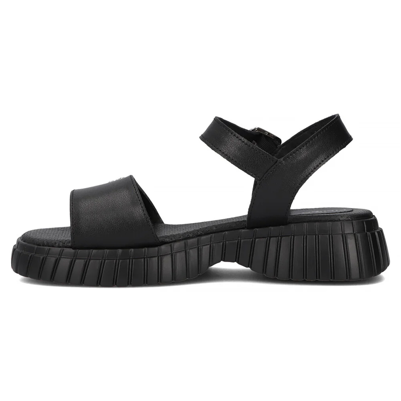 Filippo Women's Flat Sandals Black