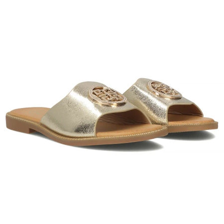Filippo Women's Flip-Flops Gold
