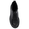 Filippo Black Women's Leather Warmed Boots