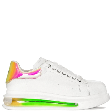 GOE Sneakersy damskie skórzane White białe
