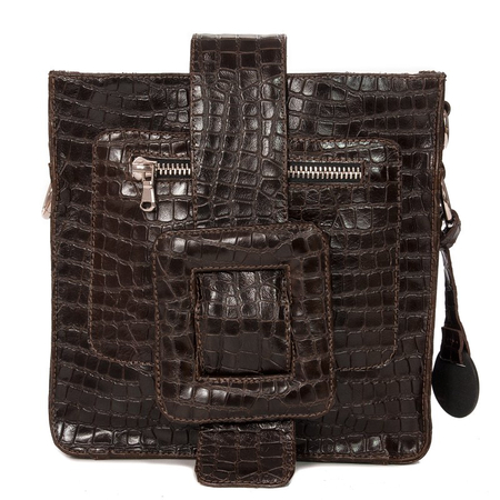 Torba Pilat Croco T06 Brązowa