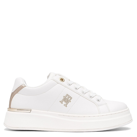 Tommy Hilfiger Sneakersy Platformowe Półbuty Off White T3A9-33985-1355530
