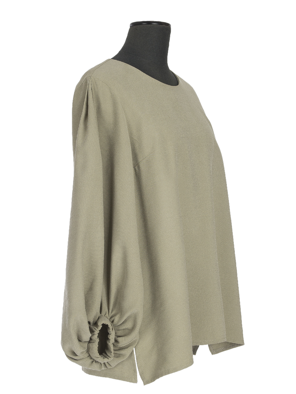 Maciejka Women's blouse Milano olive green