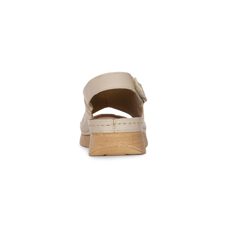 Maciejka Women's Leather Sandals Beige