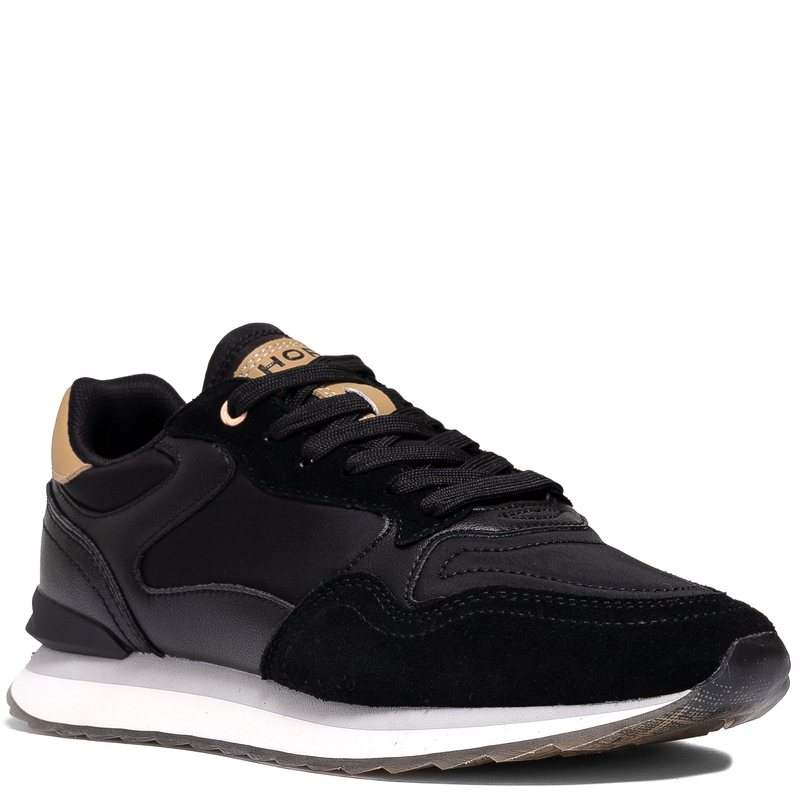 Hoff Sneakersy Skórzane Półbuty Płaska Podeszwa Czarne HOFF22402014NY