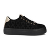 Filippo Black Leather Sneakers