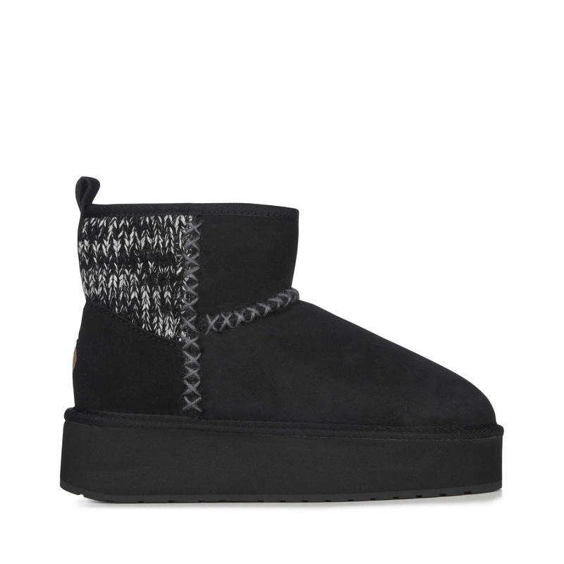 EMU Australia Stinger Knit Flatform Black W13143 Black