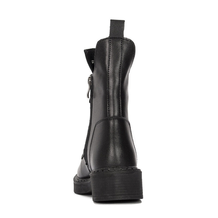 T.Sokolski Black Leather Women's Boots