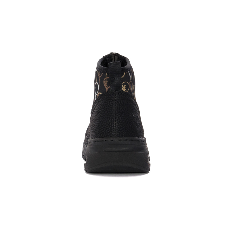 Rieker Półbuty sneakersy damskie Black czarne