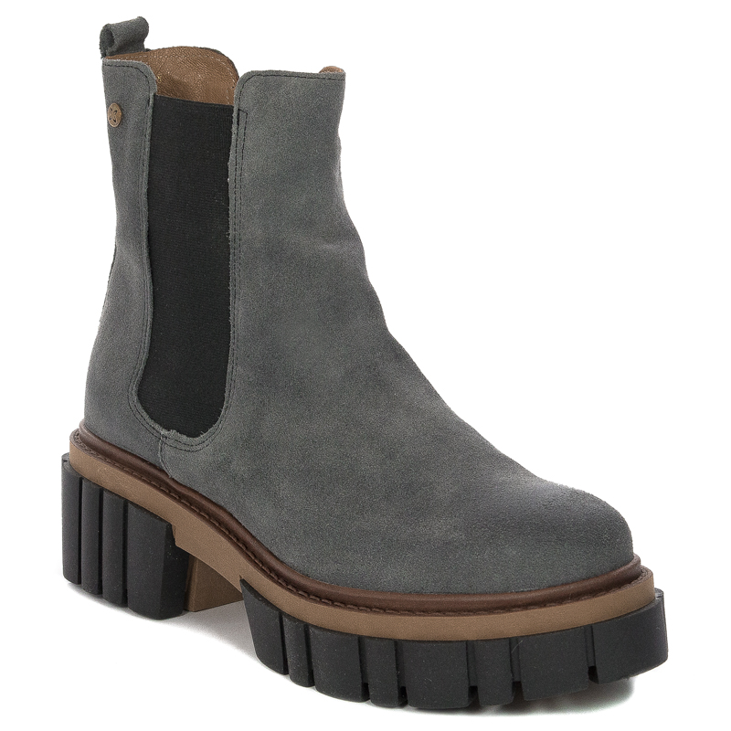 Maciejka 05312-03/00-6 Women's leather gray Boots