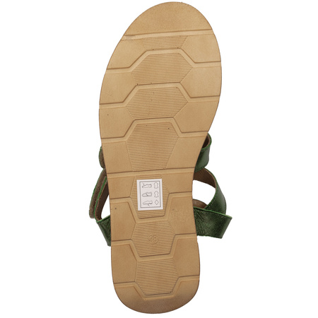Maciejka Women's Leather Sandals Green